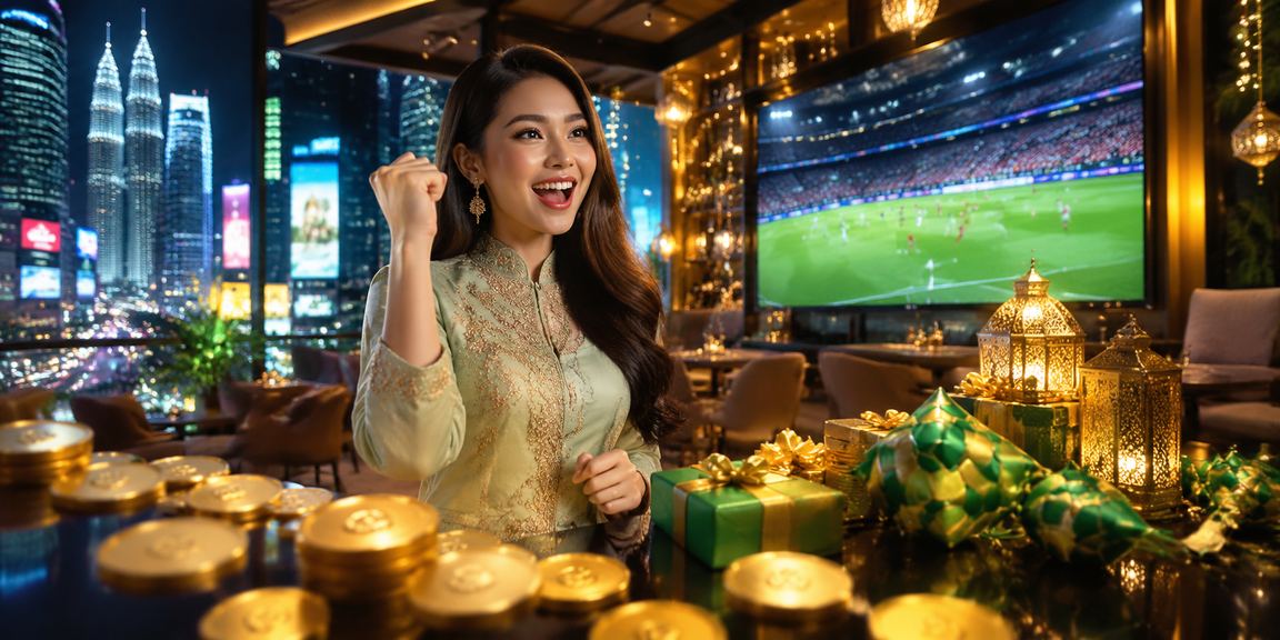 Suasana hiburan dan perayaan Hari Raya di Kuala Lumpur dengan platform hiburan tempatan Malaysia